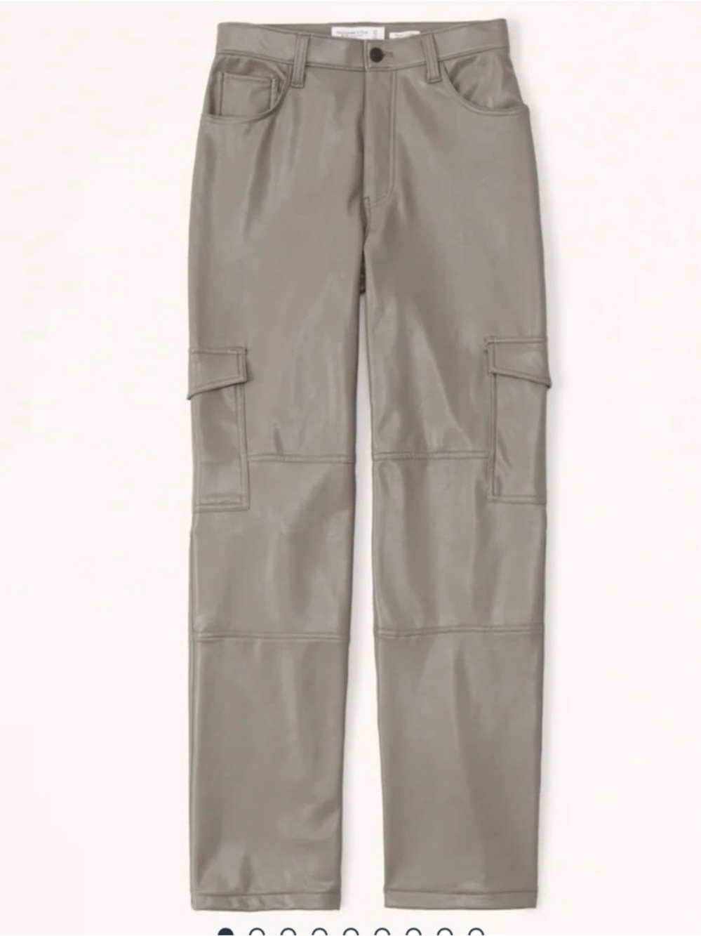 Abercrombie & Fitch Curve Love Leather Cargo Pant